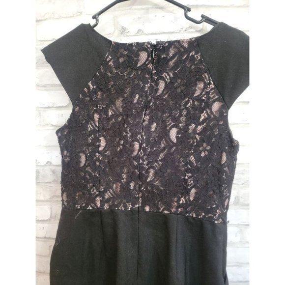 Liz Clairborne Size‎ 10 Dress Cap Sleeve Lace Front - Picture 9 of 10